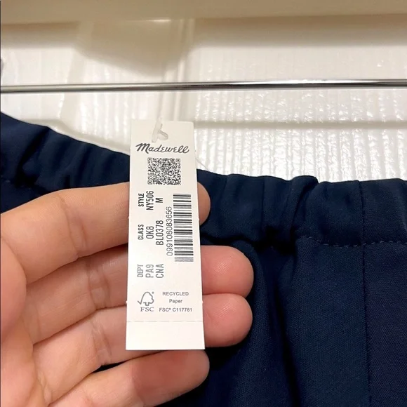 NWT Madewell Pull-On Pants in Crepe - Picture 10 of 11